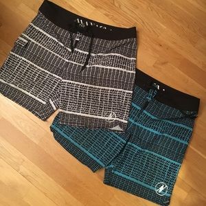 2 Manaola board shorts 34 can also fit 33 Medium
